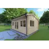 Remise en bois CAMILLA 6x4.20 44mm, façade côté droit