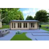 Bureau-Studio de jardin ADELE 8x6 44mm, vue frontale