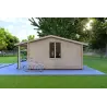 Bureau-Studio de jardin ADELE 8x6 44mm, côté droit