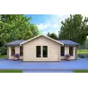 Bureau-Studio de jardin NOEMI 10x6 44mm, vue frontale