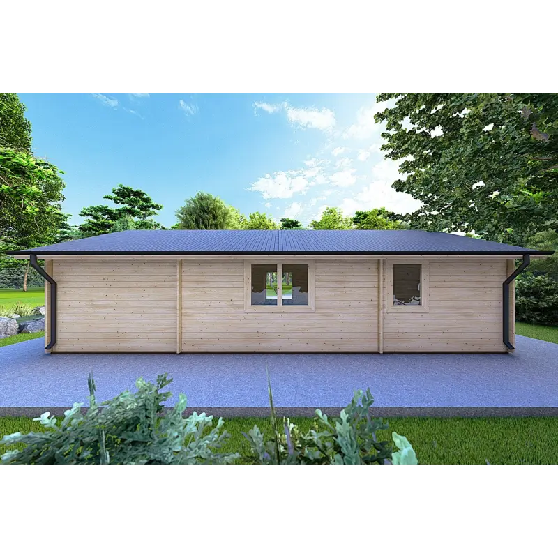 Bureau-Studio de jardin NOEMI 10x6 44mm, côté gauche