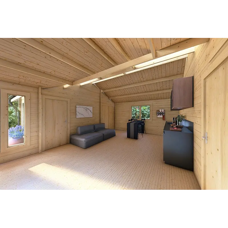 Bureau-Studio de jardin NOEMI 10x6 44mm, intérieur