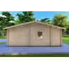Chalet en bois GIADA 10x7.2, 44mm, côté droit