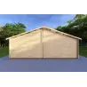 Chalet en bois SOFIA 8x14.50, 44mm, vue arrière