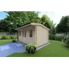Maison en bois de jardin AZZURRA 5x3 44 mm, façade côté droit