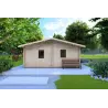Abri de jardin IRMA 5x6 44mm, vue frontale