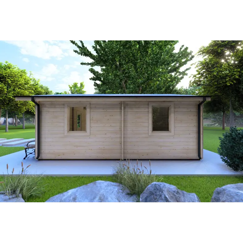Abri de jardin IRMA 5x6 44mm, côté droit