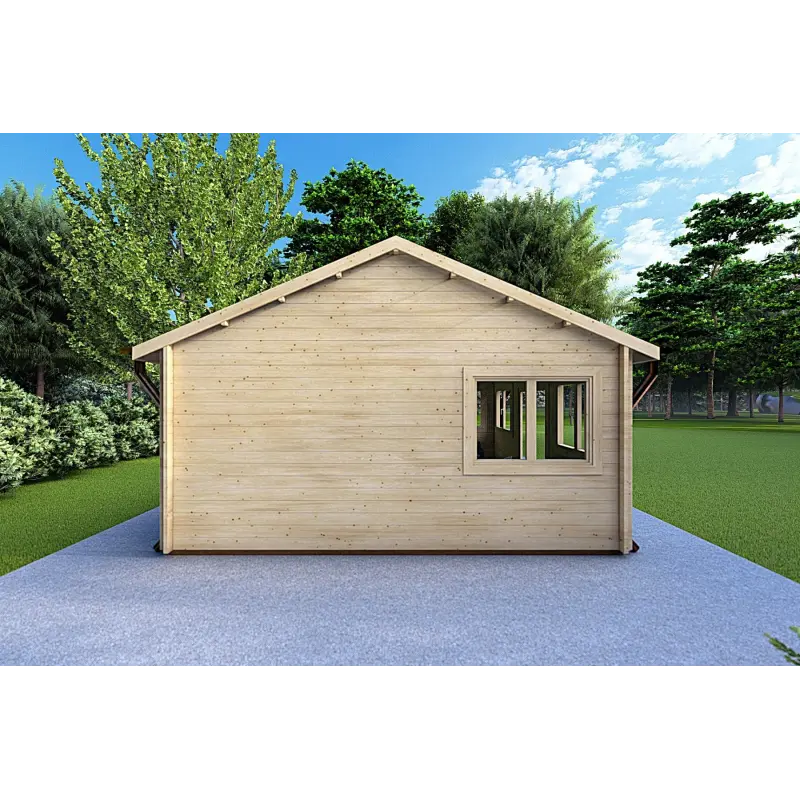 Abri de jardin VIOLA 6x4.2 44mm, côté gauche