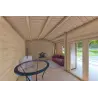 Abris de jardin en bois SONIA 5x4 44mm, intérieur