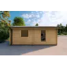 Garage en bois SIMPLE 3.5x6, 44mm, côté gauche