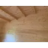 Garage DOUBLE en bois 6x6, 44mm, intérieur – modèle réalisé