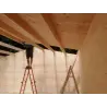 Garage DOUBLE en bois 6x6, 44mm, intérieur toit – modèle réalisé