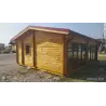 Bureau-Studio de jardin AUGUSTA 8x6, 44mm, côté gauche – modèle réalisé