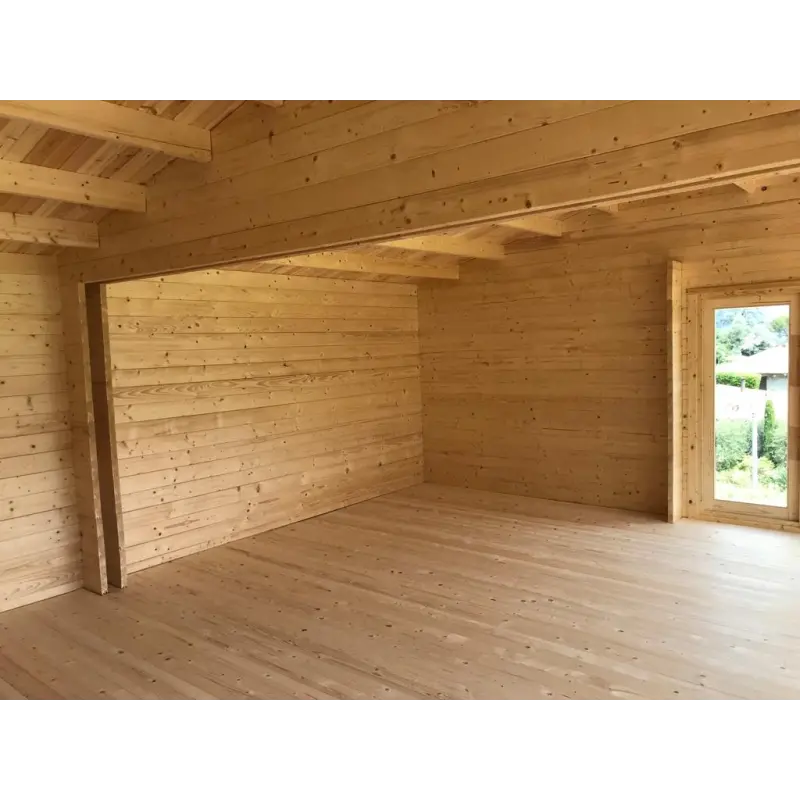 Bureau-Studio de jardin AUGUSTA 8x6, 44mm, intérieur – modèle réalisé