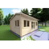 Abris de jardin en bois CAMILLA 5.5x4.2 44mm, côté gauche