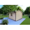 Remise en bois SONIA 6x4 44mm, côté droit