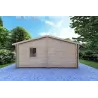 Maison en bois ALMA 6x11, 44/100/44 mm, vue arrière