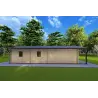 Maison isolée ALMA 6x12, 44/100/44 mm, côté droit