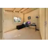 Maison en bois NOEMI 10x6 44/100/44 mm, intérieur bureau