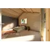 Maison en bois NOEMI 10x6 44/100/44 mm, intérieur chambre principale