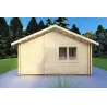 Maison en bois NOEMI 10x6 44/100/44 mm, côté gauche