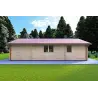 Maison en bois NOEMI 10x6 44/100/44 mm, vue arrière