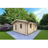 Maison isolée IRMA 5x6, 44/100/44 mm, façade côté droit