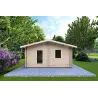 Maison isolée IRMA 5x6, 44/100/44 mm, vue frontale