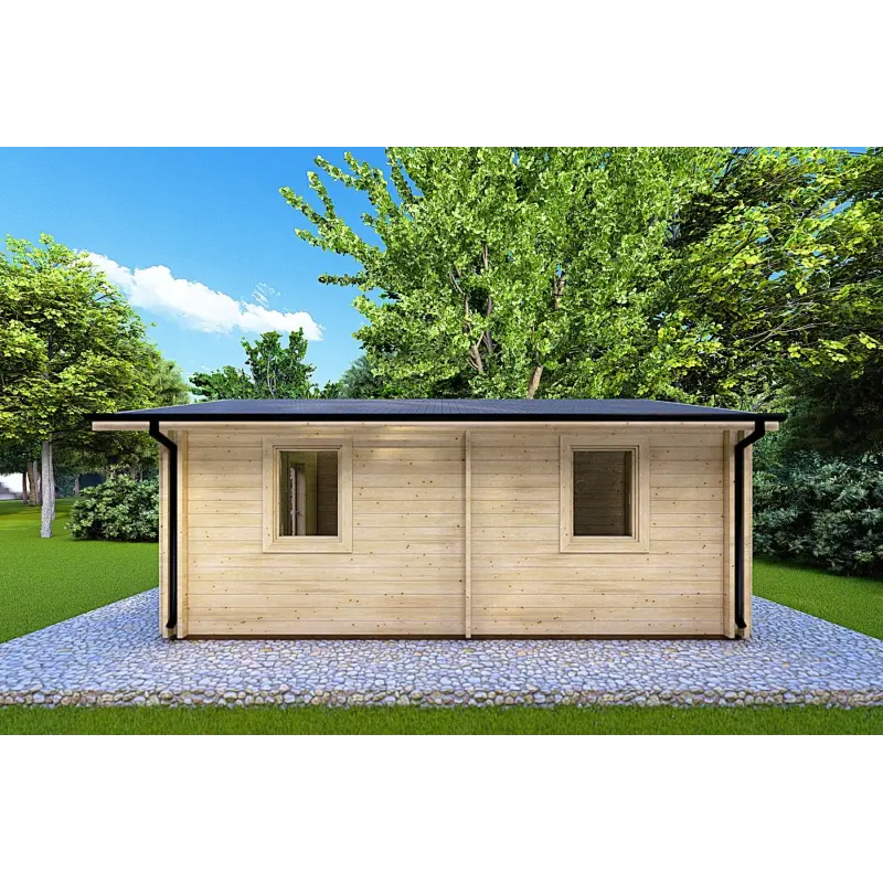 Maison isolée IRMA 5x6, 44/100/44 mm, côté droit