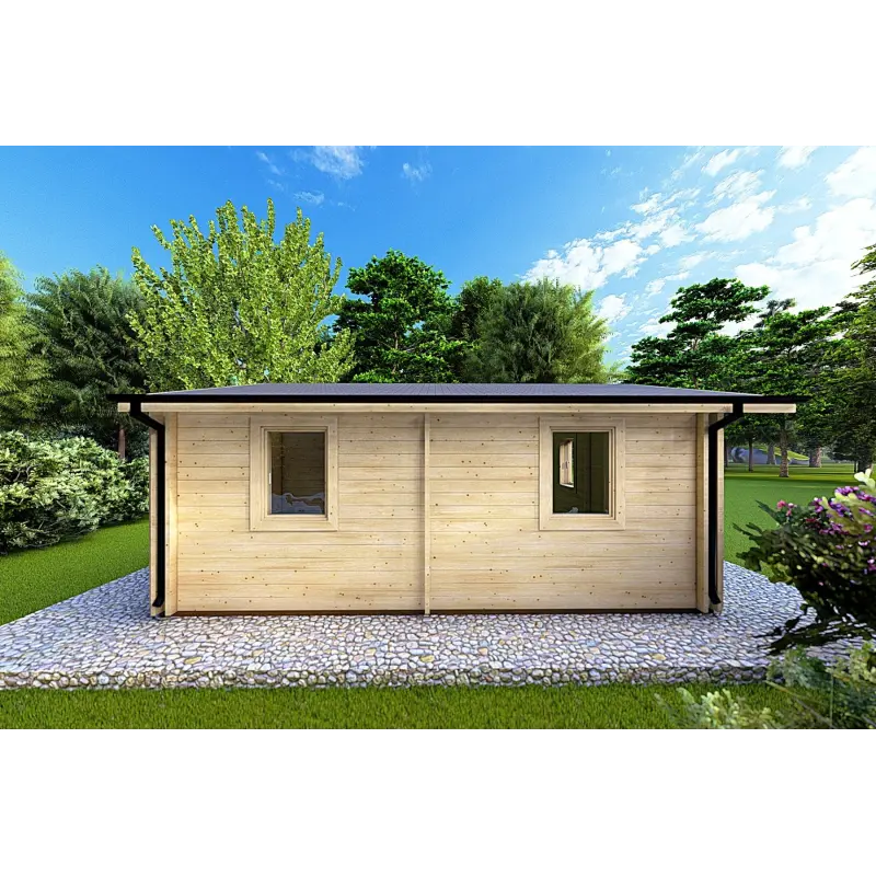 Maison isolée IRMA 5x6, 44/100/44 mm, côté gauche