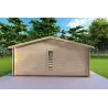 Maison en bois ADELE 8x6, 44/100/44 mm, côté gauche