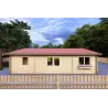 Maison en bois isolée GIADA 10x7.20, 44/100/44 mm, vue arrière
