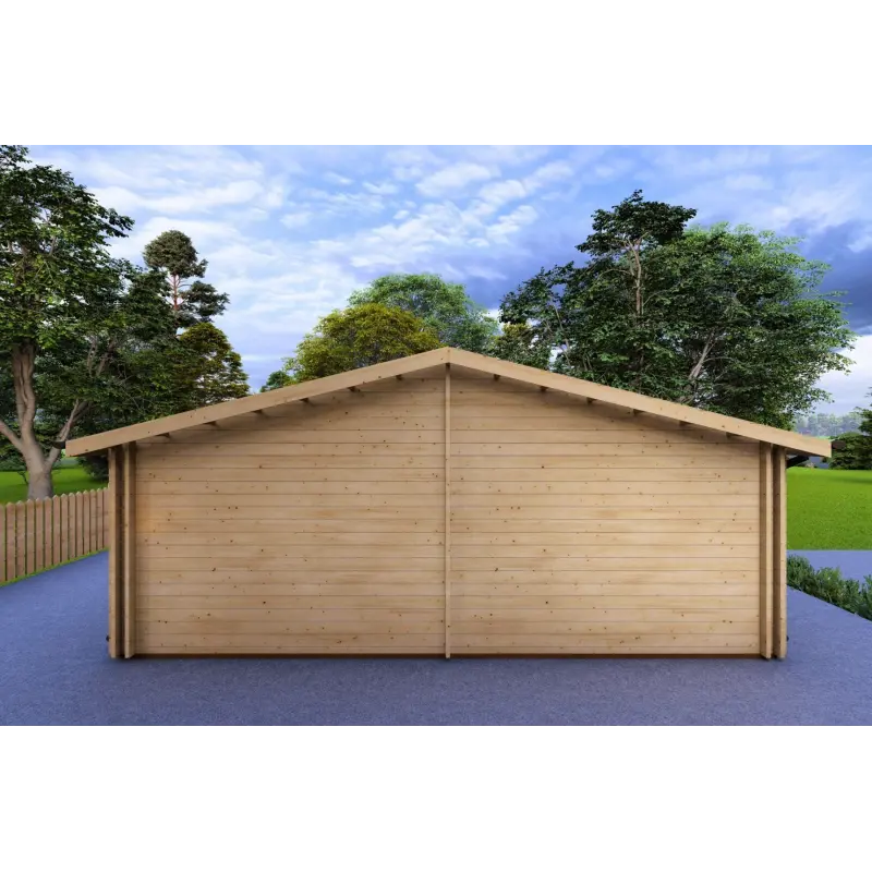 Maison en bois isolée GIADA 10x7.20, 44/100/44 mm, côté gauche