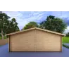 Maison en bois isolée GIADA 10x7.20, 44/100/44 mm, côté gauche
