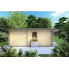 Maison isolée ELBA 6x6, 44/100/44 mm, côté gauche