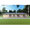 Maison isolée en bois NIZZA 8x14.5, 44/100/44 mm, côté gauche