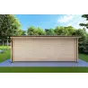 Maison en bois isolée CAMILLA 5.5x4.2 44mm, vue arrière