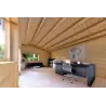 Maison isolée CAMILLA 6x4.2 44/100/44 mm, intérieur