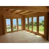 Chalet en bois AUGUSTA 8x6, 60mm, intérieur – modèle réalisé