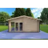 Maison isolée AUGUSTA 8x6, 44/100/44 mm, côté droit