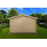 Abri de jardin CHIARA 4x3, 44mm, vue arrière