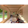 Remise en bois GIULIA 4x3, 44mm, intérieur