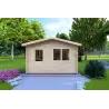 Abri de jardin ANNA 4x4, 44mm, vue frontale