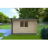 Abri de jardin ANNA 4x4, 44mm, côté droit