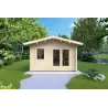 Maison en bois de jardin MATILDE 5x4, 44mm, vue frontale