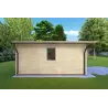Maison en bois de jardin MATILDE 5x4, 44mm, côté gauche