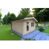 Abris de jardin en bois ANITA 5x4, 44mm, côté gauche
