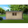 Abris de jardin en bois ANITA 5x4, 44mm, côté droit