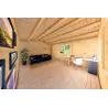 Abris de jardin en bois ANITA 5x4, 44mm, intérieur