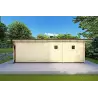 Chalet en bois AURELIA 6x8, 44mm, vue arrière